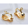 Boucles d'oreilles Jasmine rouge