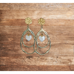 Boucles d'oreilles Amandine