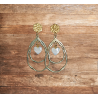 Boucles d'oreilles Amandine