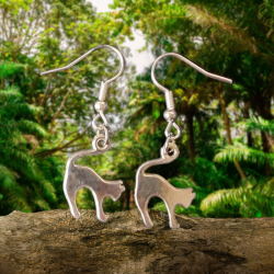 Boucles d'oreilles Chat