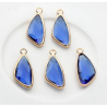 Boucles d'oreilles Jasmine bleue
