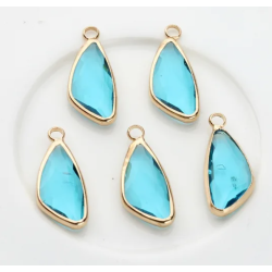 Boucles d'oreilles Jasmine bleue