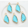 Boucles d'oreilles Jasmine bleue