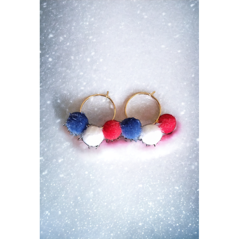 Boucles d'oreilles Supporter Boucles d'oreilles Supporter