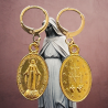 Boucles d'oreilles Médaille miraculeuse anneau