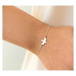 Bracelet Colombe ajourée