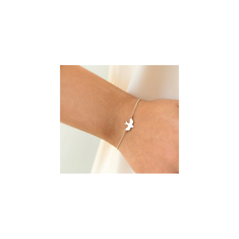Bracelet Colombe ajourée