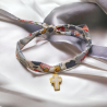 Bracelet liberty avec croix émaillée