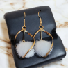 Boucles d'oreilles Neige