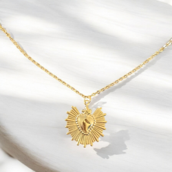 Collier cœur sacré de Jésus